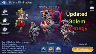 UPDATED GOLEM STRATEGY! | Mobile Legends Adventure