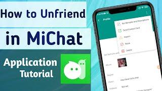 How to Unfriend in MiChat App || MiChat App me friend ko kaise remove kare