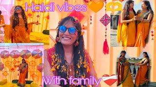 Part-1Pooja ki Haldi ceremony🫶#love #haldwani #haldi #haldiceremony #vlogs #vlog @LakshiPhartyal