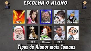 ‍TIPOS de ALUNOS mais comuns