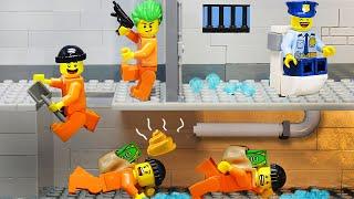 Bank Robbery Plan While in Prison | Lego City Robbery And Prison Break | LEGO Land