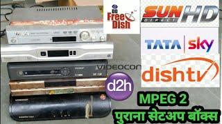 How to all mpeg2 settopbox in dth