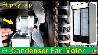 Noisy fridge - How to replace the Condenser Fan Motor on a beverage cooler refrigerator - all steps