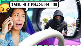EPIC MYSTERIOUS *STALKER* PRANK on my GIRLFRIEND!! | The Family Project