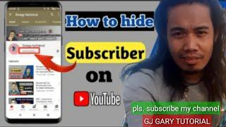 HOW TO HIDE YOUR SUBSCRIBER COUNT ON YOUTUBE..
