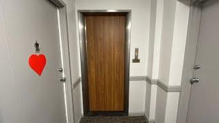 Pittsburgh, PA: Vintage Westinghouse Traction Single Speed Elevator in an Apartment Building