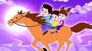 Lakadi Ki kathi Kathi Pe Ghoda ||Aloo Kachalu Beta ||Best Nursery Rhymes Poems song