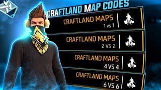 craftland 1v1 2v2 4v4 6v6 map code 15 round |craftland custom map codes free fire | ‎@whytion