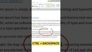 MS Word Amazing Feature #mbtalksddn #tech #techtricks tricks #techtips #tech #shorts