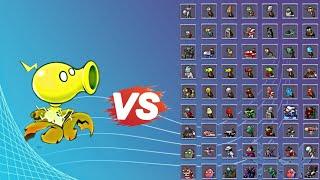 Electric Pea vs all zombies | pvz fusion