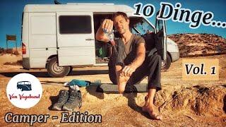 10 Dinge für dein Camper Leben - Van Life Hacks für unterwegs - Auto Camping Ausrüstung - Vol. 1