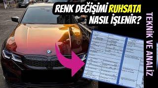 Renk Değişimi Ruhsata Nasıl İşletilir? | Masrafı ve Cezası Ne Kadar?