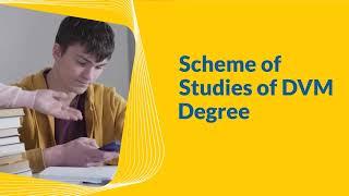 Scheme of study of DVM Degree | DVM Degree Credit hours | DVM Semesters and Subjects