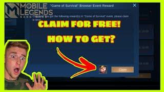 HOW TO CLAIM XBORG BLUESTORM SKIN FOR FREE MLBB 2021 | GAME OF SURVIVAL MOBILE LEGENDS| EeXPi Gaming