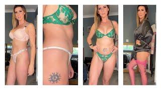 Victorias Secret Lingerie, Panties and Stockings Try On Haul Autumn 2023