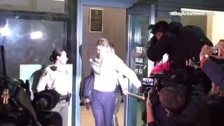 Brock Turner walks out of the Santa Clara County Main Jail.