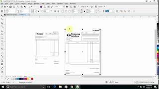 How to create tax invoice in coreldraw