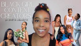 13 BLACK GIRL YOUTUBERS YOU SHOULD BE WATCHING! *under 10k*