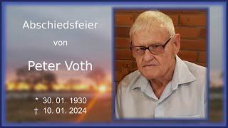Abschiedsfeier von Peter Voth