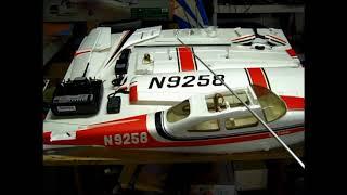 1400MM CESSNA 182 SKY TRAINER BUILD TIPS FLIGHT DEMO BANANA HOBBY REVIEW PART 1