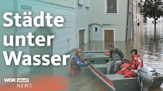 Update zum Hochwasser in Süddeutschland: Drittes Todesopfer in Bayern | WDR Aktuelle Stunde