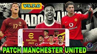 PATCH PES 2021 MOBILE 5.7.0 MANCHESTER UNITED GRAPHICS OBB ANDROID