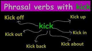 phrasal verbs with kick | very important phrasal verbs explained in Hindi