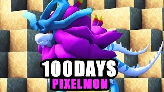 100 Days in Minecraft Pixelmon: The Movie