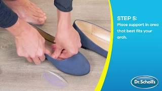 Dr. Scholl's | How To Use Stylish Step® Hidden Arch Supports for Flats