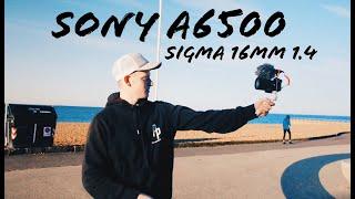 Sony a6500 / sigma 16mm unboxing + cinematic vlog test