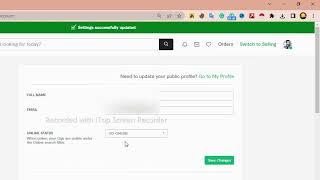 Fiverr Gig - Problem With Appearing In Online Filter