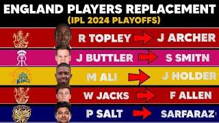 Watch : England Players Replacement for IPL 2024 Playoffs | Jos Buttler, M Ali, W Jacks Replacement