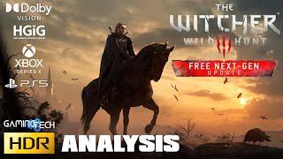 The Witcher 3 - NEXT-GEN HDR Analysis / Settings for LG CX / G2 - PS5 / Xbox Series