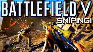 Battlefield 5: Sniping on New Map Rotterdam! (Battlefield V Multiplayer Gameplay)