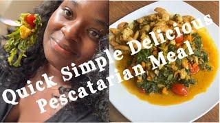 Quick Simple Healthy Delicious Pescatarian Meal| Nurse Shai|