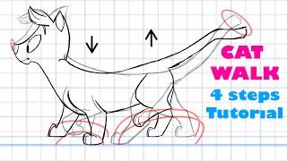 CAT WALK Animation Tutorial