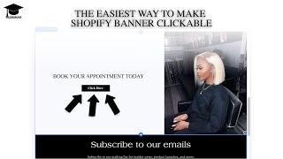 How To Make A Shopify Banner Clickable
