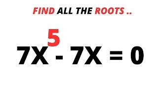 Math Olympiad Problem || Find All The Roots || This Is Best Trick..