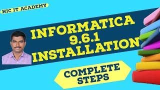 How To Install Informatica 9.6.1 In Windows 8/10(Step by Step) | Informatica 9.6.1 with Oracle