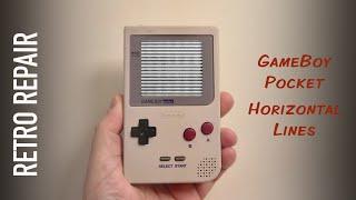 GameBoy Pocket horizontal lines repair