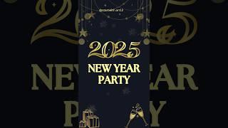 New Year Party Invitation Video Card Template||Designed by @SayshaBatra12 @startwith.art12 #ecards