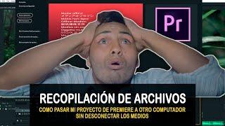 PREMIERE | RE-UBICANDO los archivos de mi proyecto en UNA SOLA CARPETA sin DESCONECTAR los medios️