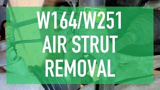 Mercedes ML/GL/R-Class Air Strut Removal Replacement