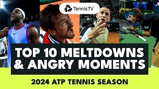 Top 10 ATP Tennis Meltdowns & Angry Moments in 2024