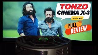 Tonzo Cinema X-3 Heart Shape Portable Projector Review By Technical Reaction ! BEST Budget Projector