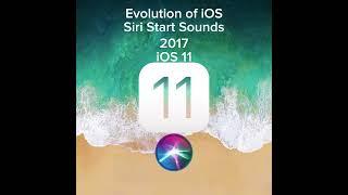 Evolution of iOS Siri Start Sounds (iOS 18 update)