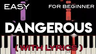 DANGEROUS ( LYRICS ) - ROXETTE | SLOW & EASY PIANO