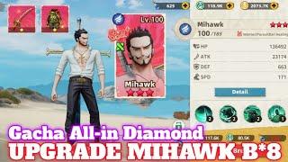 Gacha 14k Diamond & Up Mihawk B*8  Dapat Equip Merah  OP Sailing Kingdom