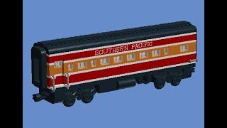 How To Build Another Lego Southern Pacific Daylight Passenger Car 1/2