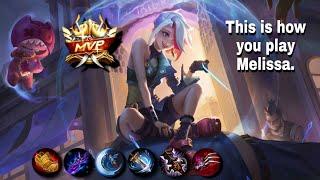 This is how you play Melissa by JDMac | Top 1 GLOBAL Melissa by JDMac ~ mlbb